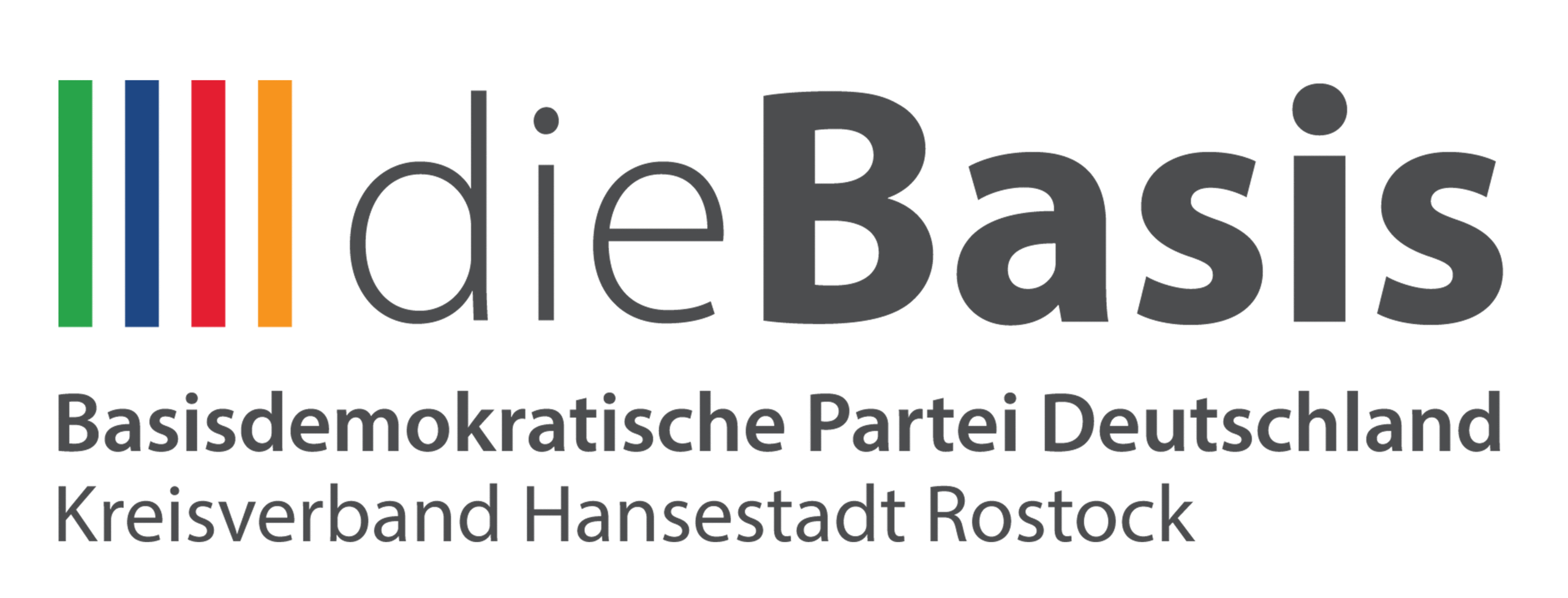 Logo des dieBasis Kreisverband Rostock